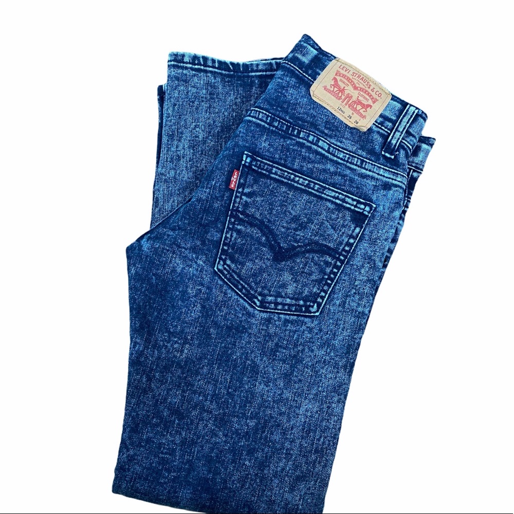 Levi’s 501 stone washed zipper pocket W26 L 26